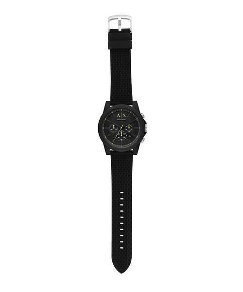 ARMANI EXCHANGE(アルマーニエクスチェンジ)の「アルマーニ・エクスチェンジ 腕時計 メンズ アナログ シリコン AX1344(アナログ腕時計・メンズ・ブラック・FREE)」の3枚目の写真