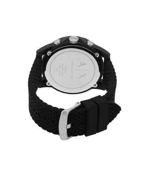 ARMANI EXCHANGE(アルマーニエクスチェンジ)の「アルマーニ・エクスチェンジ 腕時計 メンズ アナログ シリコン AX1344(アナログ腕時計・メンズ・ブラック・FREE)」の8枚目の写真