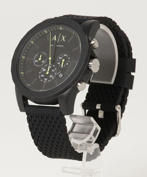 ARMANI EXCHANGE(アルマーニエクスチェンジ)の「アルマーニ・エクスチェンジ 腕時計 メンズ アナログ シリコン AX1344(アナログ腕時計・メンズ・ブラック・FREE)」の11枚目の写真