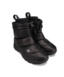 THE NORTH FACE PURPLE LABEL | THE NORTH FACE 《PURPLE LABEL》 ザ・ノース・フェイス パープルレーベル ヌプシ ブーティ ウォータープルーフ レザーニット ミッド NUPTSE BOOTIE WP LEATHER KNIT MID (BLACK)(ブーツ)