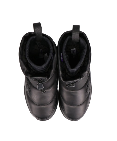 THE NORTH FACE PURPLE LABEL（ザ ノースフェイス パープルレーベル）の「THE NORTH FACE 《PURPLE LABEL》 ザ・ノース・フェイス パープルレーベル ヌプシ ブーティ ウォータープルーフ レザーニット ミッド NUPTSE BOOTIE WP LEATHER KNIT MID (BLACK)（ブーツ・メンズ・ブラック・24.0cm/25.0cm/27.0cm/23.0cm）」の5枚目の写真