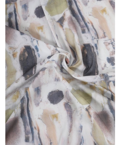 fifth（フィフス）の「水彩プリント開襟ハーフスリーブシャツ（シャツ/ブラウス・レディース・ベージュ・MEDIUM）」の7枚目の写真