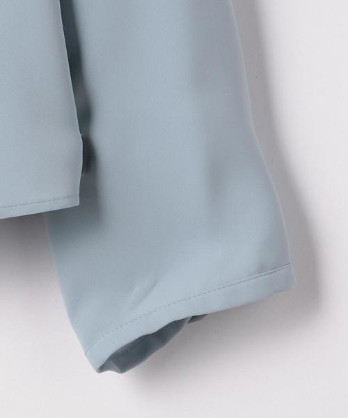 green label relaxing（グリーンレーベルリラクシング）の「Ｄ パーツ / ボウタイ ブラウス（シャツ/ブラウス・レディース・ライトブルー/ダークグレー/ネイビー/ライトグレー・FREE）」の21枚目の写真