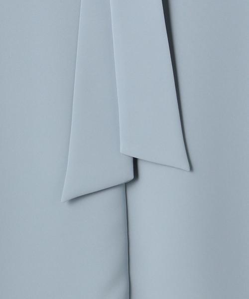 green label relaxing（グリーンレーベルリラクシング）の「Ｄ パーツ / ボウタイ ブラウス（シャツ/ブラウス・レディース・ライトブルー/ダークグレー/ネイビー/ライトグレー・FREE）」の19枚目の写真