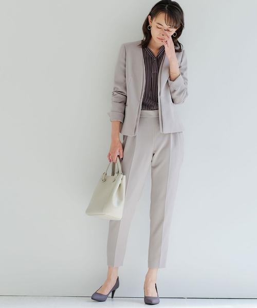 green label relaxing（グリーンレーベルリラクシング）の「Ｄ パーツ / ボウタイ ブラウス（シャツ/ブラウス・レディース・ライトブルー/ダークグレー/ネイビー/ライトグレー・FREE）」の9枚目の写真