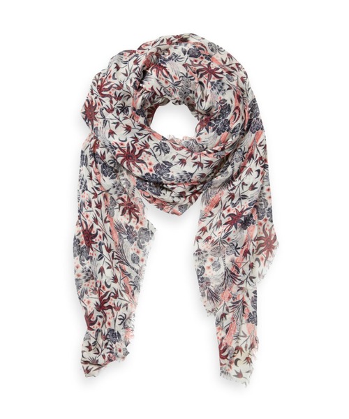 セール プリントスカーフ ストール ショール Maison Scotch メゾンスコッチ のファッション通販 Zozotown