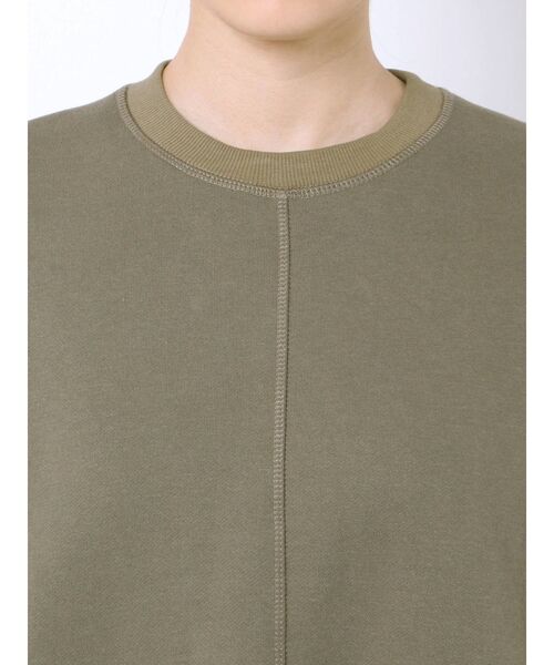 EMODA（エモダ）の「ロングスリットトップ（スウェット・レディース・ホワイト/ブラック/カーキ・FREE）」の15枚目の写真