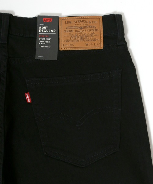 Levis PReMIUM(リーバイスプレミアム)の「Levi's/リーバイス PREMIUM505P ブラックストレッチパンツ/レギュラーストレート(その他パンツ・メンズ・ブラック・32inch/30inch/34inch/33inch/36inch/31inch/29inch/28inch)」の5枚目の写真