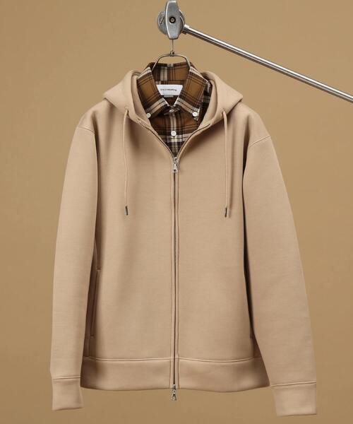 MEN'S MELROSE（メンズメルローズ）の「ダンボールニットジップ