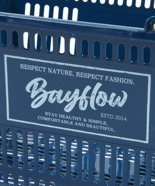 BAYFLOW(ベイフロー)の「BFレジカゴ(収納グッズ・レディース・ネイビー/グレー/グリーン・0)」の9枚目の写真
