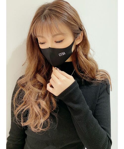 GYDA（ジェイダ）の「GYDA punchMASK（マスク・レディース・ブラック/グレー/キャメル・FREE）」の2枚目の写真