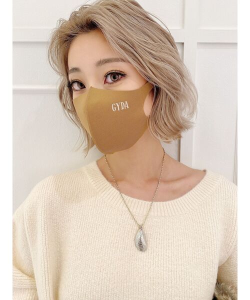 GYDA（ジェイダ）の「GYDA punchMASK（マスク・レディース・ブラック/グレー/キャメル・FREE）」の4枚目の写真