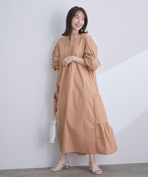 VIS（ビス）の「【WEB限定FSサイズ】バックティアードワンピース