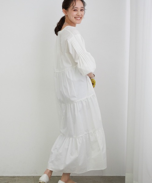 VIS（ビス）の「【WEB限定FSサイズ】バックティアードワンピース