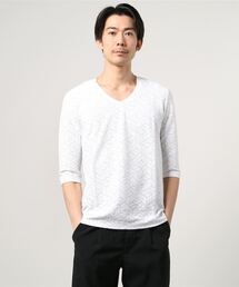 TORNADO MART | TORNADO MART∴ジオメトリックフラワー７分袖カットソー(Tシャツ/カットソー)