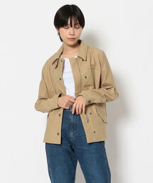 AVIREX | バックサテンストレッチ ミリタリージャケット/ BACK SATIN STRETCH MILITARY JACKET(ミリタリージャケット)