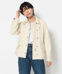 AVIREX | バックサテンストレッチ ミリタリージャケット/ BACK SATIN STRETCH MILITARY JACKET(ミリタリージャケット)