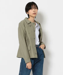 AVIREX | バックサテンストレッチ ミリタリージャケット/ BACK SATIN STRETCH MILITARY JACKET(ミリタリージャケット)