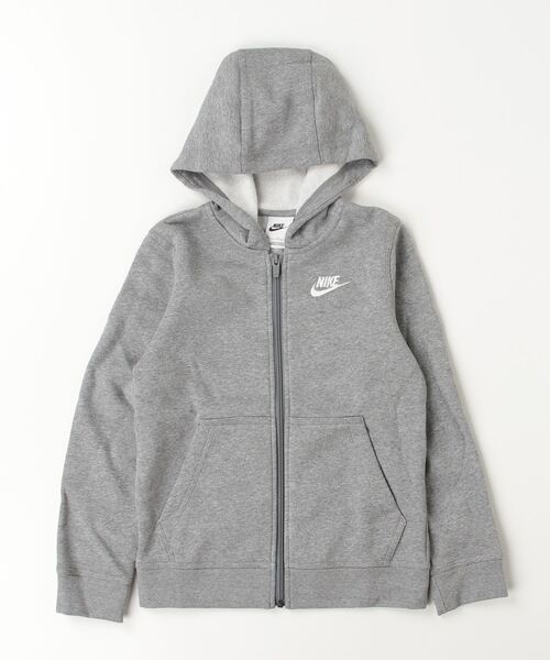 NIKE(ナイキ)の「NIKE/ナイキ YTH クラブ フルジップフーディ(パーカー・キッズ・ネイビー/ブラック/グレー・150/140/130/160/140cm)」の2枚目の写真