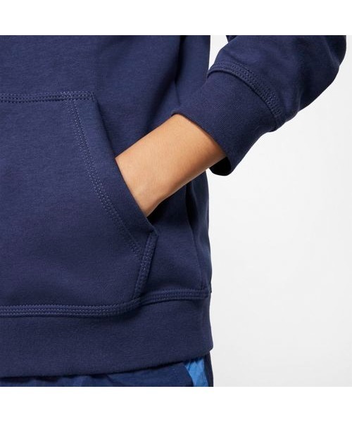 NIKE(ナイキ)の「NIKE/ナイキ YTH クラブ フルジップフーディ(パーカー・キッズ・ネイビー/ブラック/グレー・150/140/130/160/140cm)」の6枚目の写真