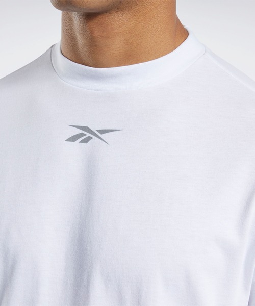 Reebok(リーボック)の「MYT ロングスリーブTシャツ / MYT Long Sleeve Tee(Tシャツ/カットソー・メンズ・ホワイト/ブラック・SMALL/MEDIUM/LARGE/X-LARGE/XX-LARGE)」の5枚目の写真