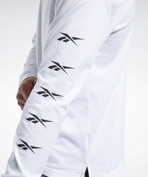 Reebok(リーボック)の「MYT ロングスリーブTシャツ / MYT Long Sleeve Tee(Tシャツ/カットソー・メンズ・ホワイト/ブラック・SMALL/MEDIUM/LARGE/X-LARGE/XX-LARGE)」の12枚目の写真