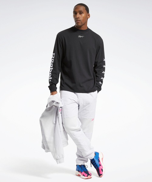 足*氏様 REEBOK everyone BORDER LONG TEE (BL 足*氏様 REEBOK everyone BORDER LONG TEE (BL（everyone REEBOK