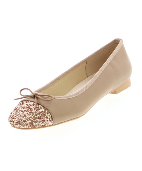 JELLY BEANS(ジェリービーンズ)の「【WEB限定】スクエアトゥコンビバレエシューズ(215-15)JELLY BEANS(ジェリービーンズ)(バレエシューズ・レディース・ラベンダー/グリーン/ベージュ/ブラック/アイボリー/ブルー/グレイッシュベージュ/ダークブラウン/パープル系・22.5/23.5/24/23/24.5)」の5枚目の写真