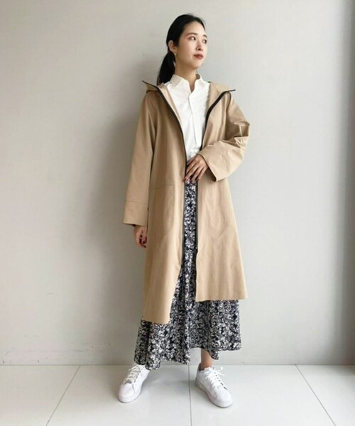 DRESSTERIOR（ドレステリア）の「◆フラワープリントタックマキシスカート（スカート・レディース・グレー系5/ネイビー系・38/36）」の9枚目の写真