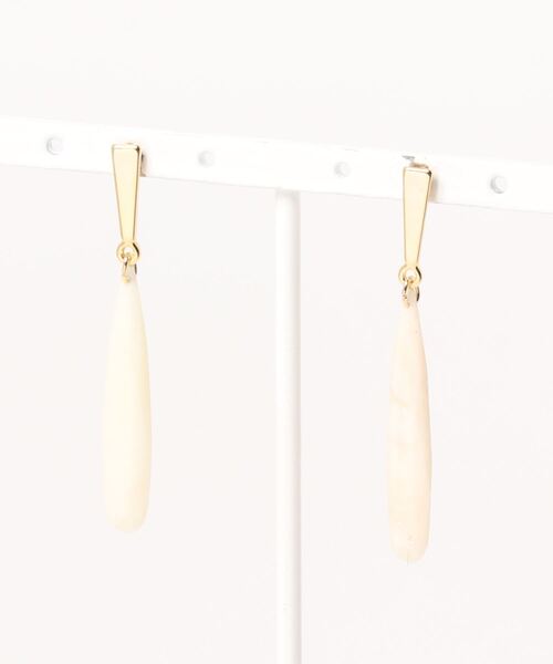 セール Chichi Terrasse テチチテラス のファッション Chichi Te マーブルしずく型ピアス ピアス 両耳用 Te