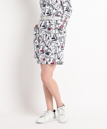 adabat（アダバット）の「◆【吸水速乾/UVカット】adabat ミラノリブ ラインアート ハート柄スカート（スカート）」