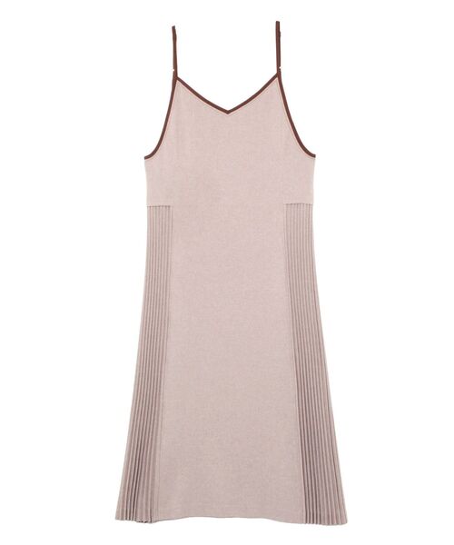 LAGUNAMOON（ラグナムーン）の「サイドプリーツパイピングカラーキャミワンピース（ワンピース・レディース・ブルー/モカ/イエロー・FREE）」の15枚目の写真