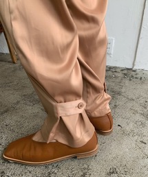 Amiur | high waist belt satin pants(その他パンツ)