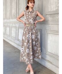 RESEXXY | ノースリシャツワンピース(シャツワンピース)