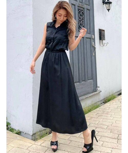 RESEXXY（リゼクシー）の「ノースリシャツワンピース（シャツワンピース・レディース・ホワイト/ブラック/ピンク/その他1・FREE）」の18枚目の写真