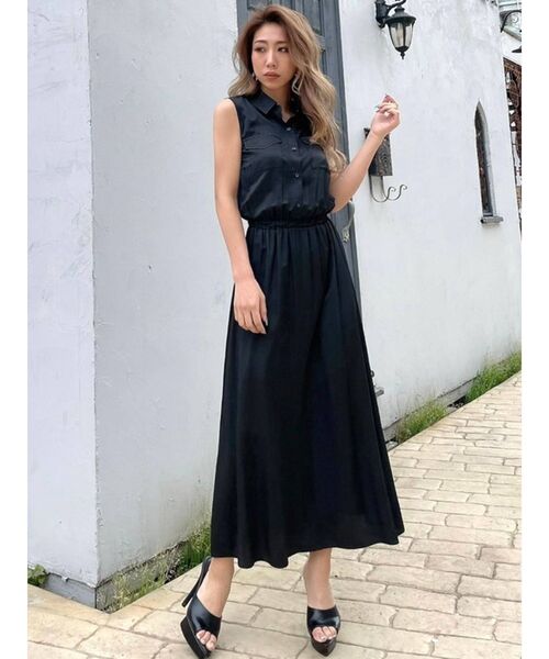 RESEXXY（リゼクシー）の「ノースリシャツワンピース（シャツワンピース・レディース・ホワイト/ブラック/ピンク/その他1・FREE）」の15枚目の写真