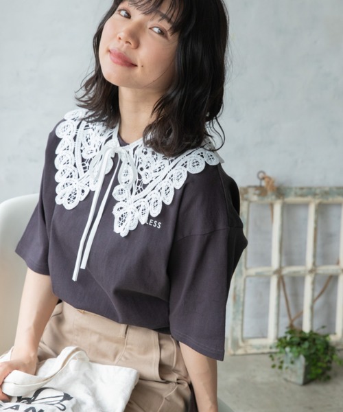 Mysa&Liina（ミーサリーナ）の「アソートレース付衿（付け襟・レディース・ホワイト系その他/ホワイト系その他2/ホワイト系その他3/ブラック系その他2/ブラック系その他・M）」の17枚目の写真