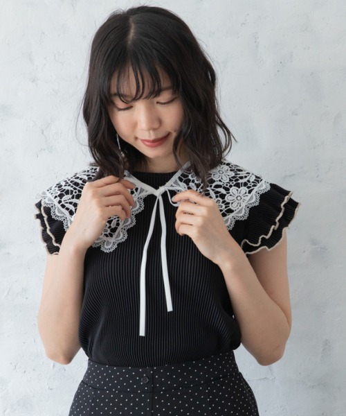Mysa&Liina（ミーサリーナ）の「アソートレース付衿（付け襟・レディース・ホワイト系その他/ホワイト系その他2/ホワイト系その他3/ブラック系その他2/ブラック系その他・M）」の19枚目の写真
