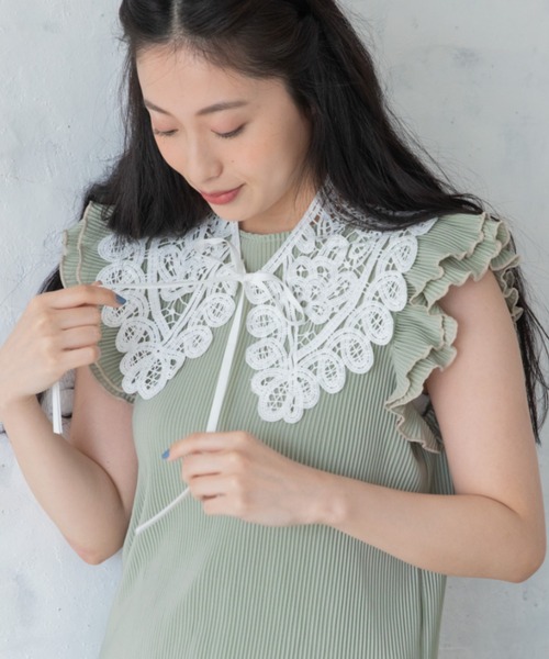 Mysa&Liina（ミーサリーナ）の「アソートレース付衿（付け襟・レディース・ホワイト系その他/ホワイト系その他2/ホワイト系その他3/ブラック系その他2/ブラック系その他・M）」の8枚目の写真