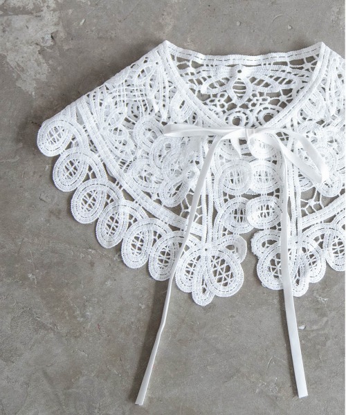 Mysa&Liina（ミーサリーナ）の「アソートレース付衿（付け襟・レディース・ホワイト系その他/ホワイト系その他2/ホワイト系その他3/ブラック系その他2/ブラック系その他・M）」の11枚目の写真