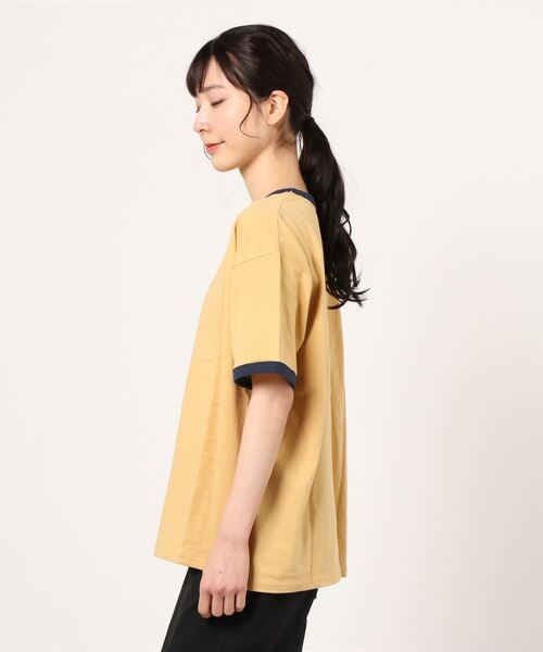 Disney（ディズニー）の「∴WEGO/別注 DisneyカラーリンガーＴ（Tシャツ/カットソー・レディース・ホワイト/イエロー/ホワイト系その他・FREE）」の12枚目の写真