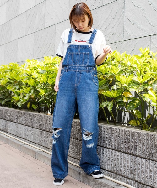 Disney（ディズニー）の「∴WEGO/別注 DisneyカラーリンガーＴ（Tシャツ/カットソー・レディース・ホワイト/イエロー/ホワイト系その他・FREE）」の5枚目の写真