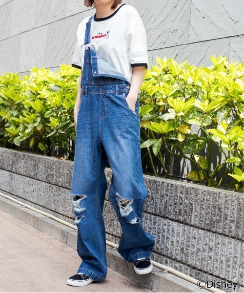 Disney（ディズニー）の「∴WEGO/別注 DisneyカラーリンガーＴ（Tシャツ/カットソー・レディース・ホワイト/イエロー/ホワイト系その他・FREE）」の14枚目の写真