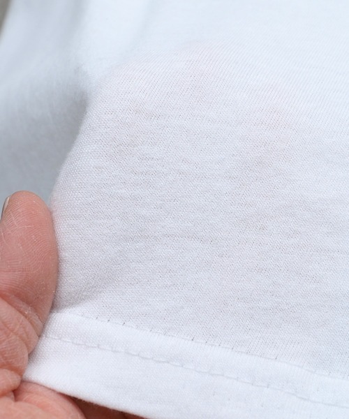 reca（レカ）の「筆記体プリントロゴＴシャツ（Tシャツ/カットソー・レディース・ホワイト/グレイッシュベージュ/チャコール/ブルー/ブラック/ライトベージュ/ネイビー/レッド系・FREE）」の13枚目の写真