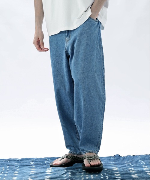 JOURNAL STANDARD（ジャーナルスタンダード）の「【人気NO.1デニム殿堂入りベストセラー】バルーン デニム パンツ（デニムパンツ・メンズ・ブラック/キナリ/ブルー/コバルトブルー・X-LARGE/MEDIUM/SMALL/LARGE）」の4枚目の写真