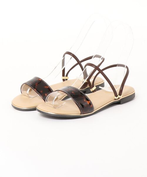 GeeRA（ジーラ）の「ダブルストラップ2WAYサンダル（サンダル・レディース・ブラック/ブラウン/オリーブ/パイソン/シルバー・SMALL/X-LARGE/MEDIUM/LARGE）」の9枚目の写真