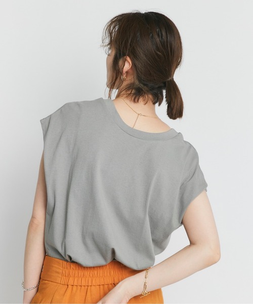 RIVE DROITE（リヴドロワ）の「大人のロゴTシャツ　MONTECARLOフレンチTシャツ（Tシャツ/カットソー・レディース・ブラック/オフホワイト/カーキ・FREE）」の7枚目の写真