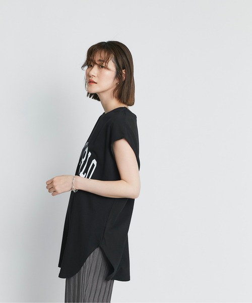 RIVE DROITE（リヴドロワ）の「大人のロゴTシャツ　MONTECARLOフレンチTシャツ（Tシャツ/カットソー・レディース・ブラック/オフホワイト/カーキ・FREE）」の21枚目の写真