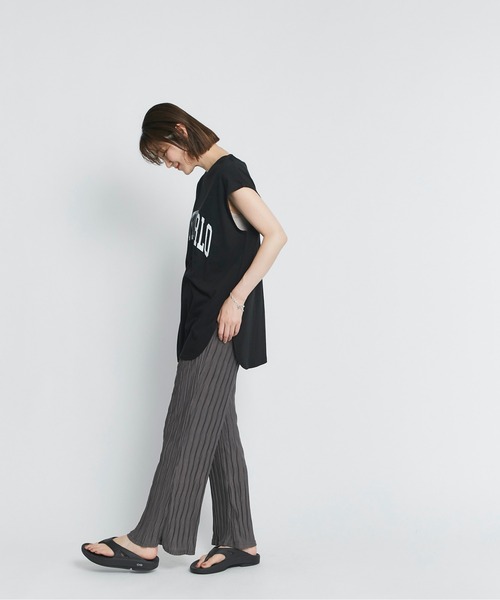 RIVE DROITE（リヴドロワ）の「大人のロゴTシャツ　MONTECARLOフレンチTシャツ（Tシャツ/カットソー・レディース・ブラック/オフホワイト/カーキ・FREE）」の22枚目の写真