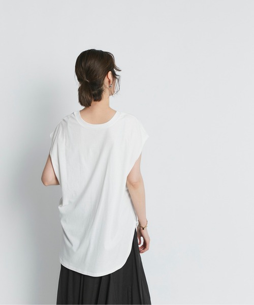 RIVE DROITE（リヴドロワ）の「大人のロゴTシャツ　MONTECARLOフレンチTシャツ（Tシャツ/カットソー・レディース・ブラック/オフホワイト/カーキ・FREE）」の15枚目の写真